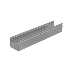 Лоток неперфорированный 80х100х0,7 L2500 мм "Стандарт ПЛЮС" INOX304 КМ-Профиль (LNEplus80-100-0.7-2500 INOX304)