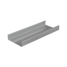 Лоток неперфорированный 80х300х1,5 L2500 мм "Стандарт ПЛЮС" INOX304 КМ-Профиль (LNEplus80-300-1.5-2500 INOX304)