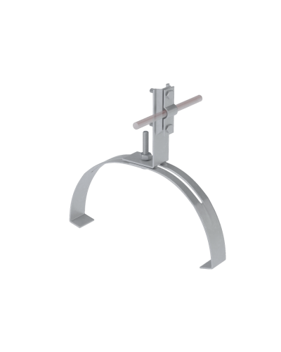 Держатель болтовой для фигурного конька для прутка Ø 5-10 мм TD КМ-Профиль (DFKB-D5-10 TD) в Калининграде Монтажные материалы Pintop.ru