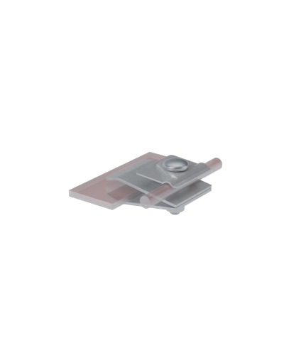 Фальцевый держатель H60 мм для прутка Ø 5-10 мм TD КМ-Профиль (FD-H60-D5-10 TD) в Калининграде Монтажные материалы Pintop.ru