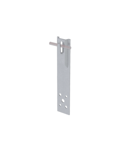 Прямой держатель зажимной для прутка Ø 5-8 мм H60 мм TD КМ-Профиль (DZP-H60-D5-8 TD) в Калининграде Монтажные материалы Pintop.ru