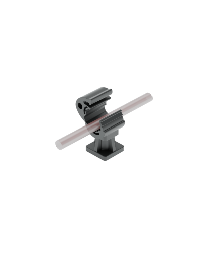 Держатель пластиковый Ø 8-10 мм КМ-Профиль (PD8-10) в Калининграде Монтажные материалы Pintop.ru