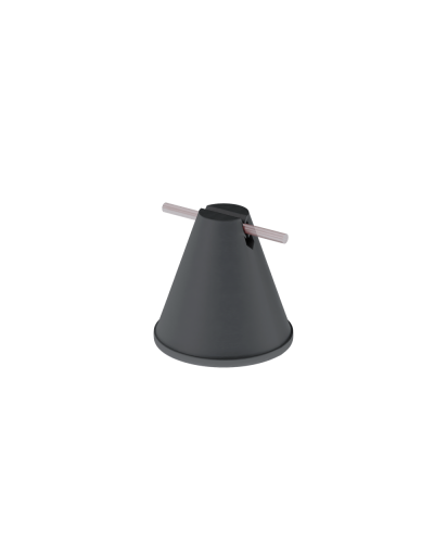 Держатель пластиковый для прутка Ø 8-10 мм H100 мм с утяжелителем КМ-Профиль (DPPU-H100-D8-10) в Калининграде Монтажные материалы Pintop.ru