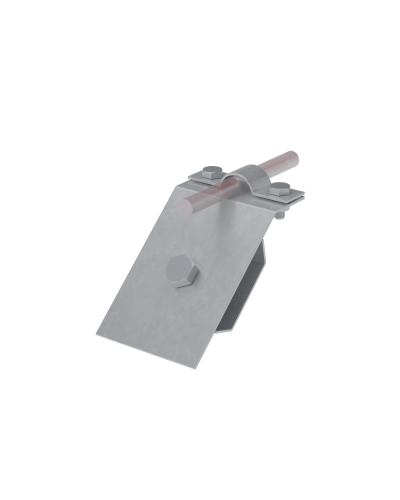 Держатель для водосточного желоба Ø 5-10 мм HD КМ-профиль (DVZH-D5-10 HD) в Калининграде Монтажные материалы Pintop.ru