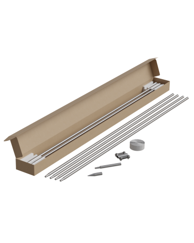 Комплект заземления из 6 стержней Ø 16 мм L=1,5 м TD КМ-Профиль (KTZ-D16-6 TD) в Калининграде Монтажные материалы Pintop.ru