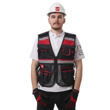 Универсальный регулируемый жилет монтажника КМ-TOOLVESTBAG-23 КМ-Профиль (КМ-TOOLVESTBAG-23)