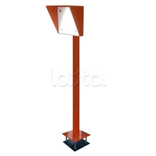 Стойка для считывателя Аякс 150х150 мм, черная, Базовая, прямая