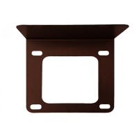 Козырек защитный универсальный для замка АЯКС, коричневый Магнито-Контакт