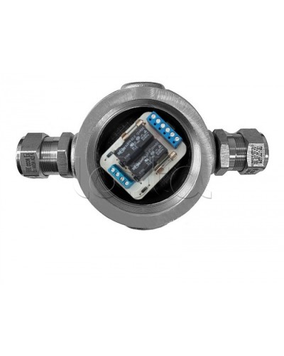 Магнито-Контакт УК-ВК-Ех-24 АЯКС П, с двумя кабельными вводами Ех МКВМ 25 в Калининграде Комутационные взрывозащищенные коробки Pintop.ru