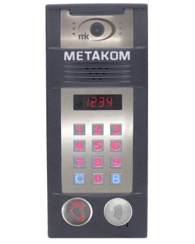 Многоабонентый антивандальный блок вызова со встроенной гибридной видеокамерой Метаком MК2018-RFMFСVH в Калининграде Блоки вызова многоабонентные Pintop.ru