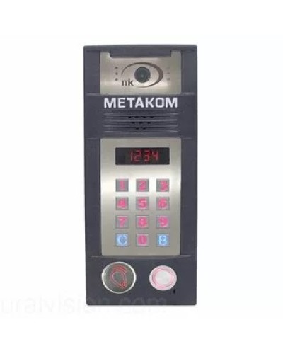 Многоабонентый антивандальный блок вызова со встроенной гибридной видеокамерой Метаком MК2018-TMRFVH в Калининграде Блоки вызова многоабонентные Pintop.ru