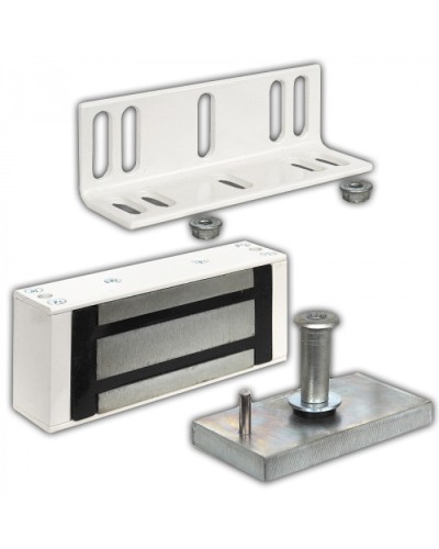 Замок электромагнитный Олевс М1-300 коричневый в Калининграде Электромагнитные замки Pintop.ru