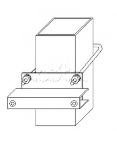 Узел крепления блоков подключения и управления БД-НР, БМ-НР, БУПР извещателей Омега-микродизайн УЗК-КС 80 в Калининграде Кронштейны и планки для извещателей Pintop.ru