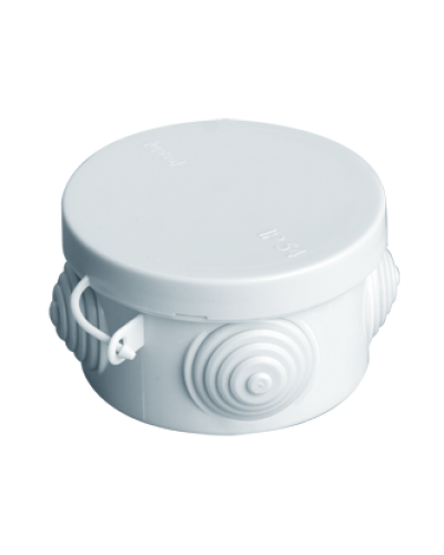 Коробка распаячная, с эластичными мембранными вводами, 65x40 (180 шт/уп) ПожТехКабель 040-038 в Калининграде Распределительные коробки Pintop.ru