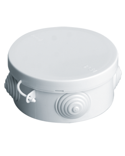 Коробка распаячная, с эластичными мембранными вводами, 85x40 (120 шт/уп) ПожТехКабель 040-039 в Калининграде Распределительные коробки Pintop.ru