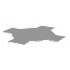 Крышка ответвителя X-образного 400х15 (0,7) для лестничного лотка ПожТехКабель (652-004)