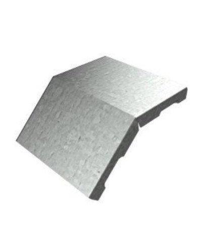 Крышка угла вертикального внешнего 45° 200х15 (0,7) для лестничного лотка ПожТехКабель (651-201) в Калининграде Кабельные лотки Pintop.ru