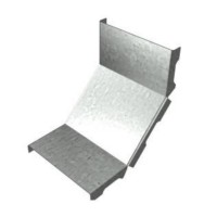 Крышка угла вертикального внутреннего 90° 100х15 (0,7) для лестничного лотка ПожТехКабель (651-001)