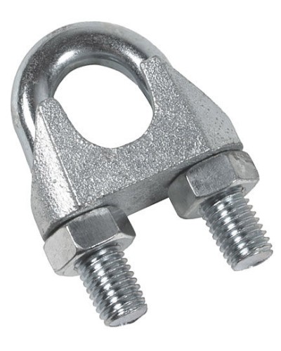 Зажим троса D3 усиленный ПожТехКабель (890-510) в Калининграде Трос и аксессуары Pintop.ru