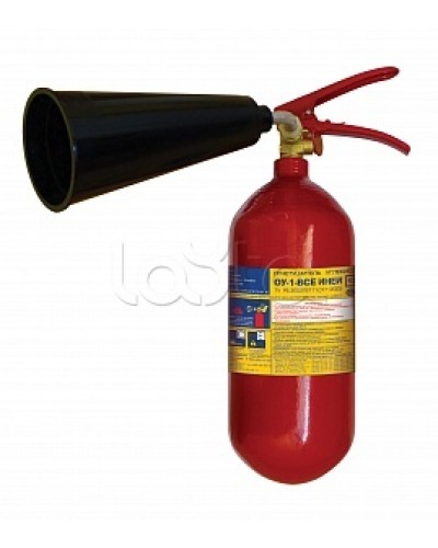 Огнетушитель ПОЖТЕХНИКА ОУ-6 -Морской ИНЕЙ (89В, до 10 000V) (баллон по ГОСТ 949) в Калининграде Огнетушители Pintop.ru