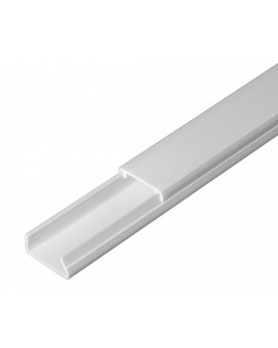 Кабель-канал белый 2-й замок в п/э 20х10 (96 м/уп) Промрукав (PR03.0049) в Калининграде Кабель-канал Pintop.ru