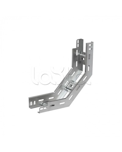 Угол вертикальный внутренний 90 градусов лестничный 400х200 (1,5 мм) Промрукав (PR08.5561) в Калининграде Аксессуары для лотков Pintop.ru