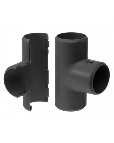 Тройник разборный черный д25 (30шт/300шт уп/кор) Промрукав (PR13.0197) в Калининграде Повороты, муфты, тройники Pintop.ru