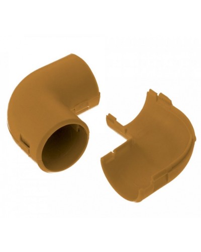 Соединитель угловой разборный бук д16 (5шт/700шт уп/кор) Промрукав (PR13.0247) в Калининграде Повороты, муфты, тройники Pintop.ru