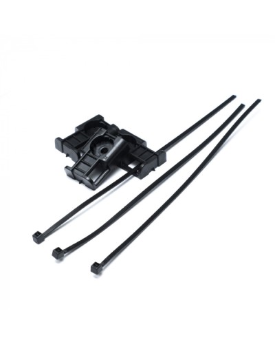 Комплекты крепления площадка для прямого монтажа черная со стяжкой 3,6х150 мм (100 шт) Промрукав (PR13.02515) в Калининграде Аксессуары для кабель-канала Pintop.ru