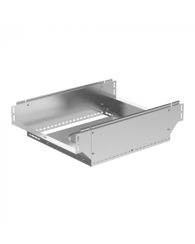 Ответвитель Т-образный вертикальный Стандарт INOX (AISI 304) 500х100 Промрукав (PR16.2735) в Калининграде Аксессуары для лотков Pintop.ru