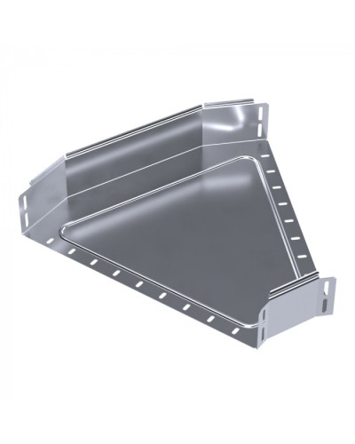 Угол горизонтальный 45 градусов Стандарт INOX (AISI 316) 500х100 Промрукав (PR16.3451) в Калининграде Аксессуары для лотков Pintop.ru