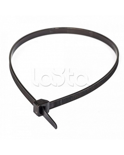 Стяжки нейлоновые 7,6*400 (ч) (100 шт/уп) Промрукав (50 уп/кор) (PR08.3083) в Калининграде Стяжки-хомуты Pintop.ru