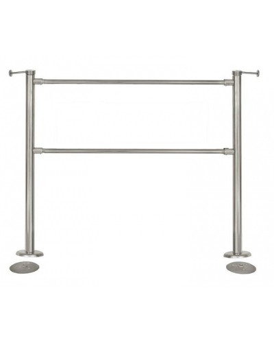 Стойка стационарная Ростов-Дон ОБ1/2-1 у (Хром) в Калининграде Ограждения Pintop.ru