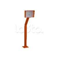 RUBEZH STRAZH Стойка для считывателя (Цинковое покрытие. Высота: 1240 мм)