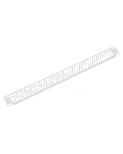 Фальшпанель в шкаф 19 1U перфорированная ЦМО ФП-1.4-9005 в Калининграде Аксессуары для стоек и шкафов Pintop.ru