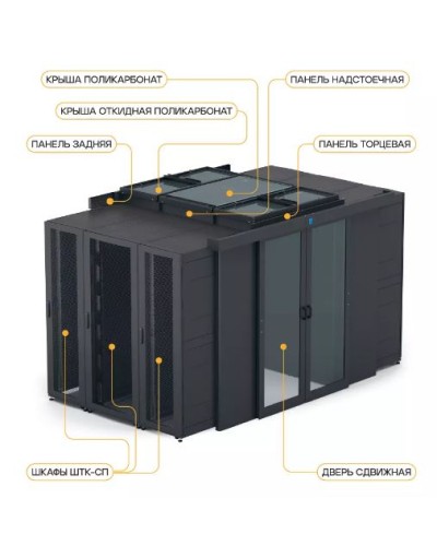Крыша откидная поликарбонат 800 × 1250 ЭМаг 12/24В для шкафа ШТК-СП-×.8.× ЦМО ЦОД-СП-КОП-НО-800.1250-9005 в Калининграде Аксессуары для стоек и шкафов Pintop.ru