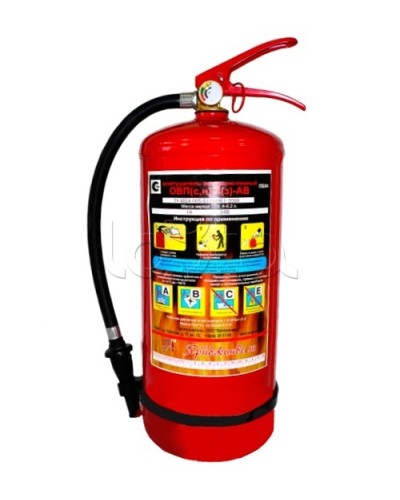 Огнетушитель воздушно-пенный Ярпожинвест ОВП-10(з) в Калининграде Огнетушители Pintop.ru
