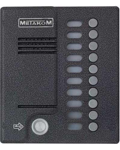 Блок вызова домофона Метаком MК10.2-TM4EN в Калининграде Вызывные аудиопанели малоабонентные Pintop.ru