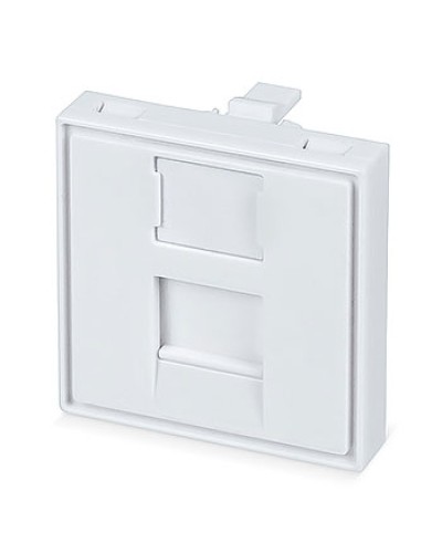 Вставка 45x45 (Mosaic) для 1 модуля формата Keystone Jack (FP-45-1M) Пожтехкабель СКС (202-031) (аналог Mosaic) в Калининграде Модули Keystone Pintop.ru