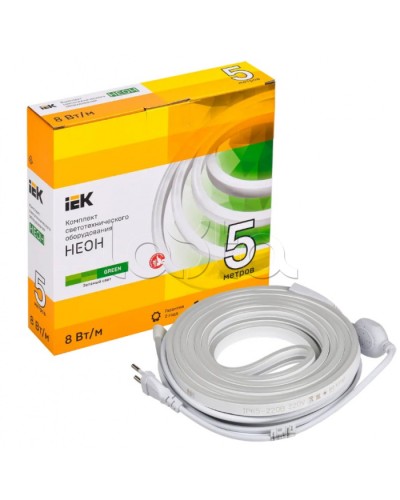 Комплект DIY (2835G120-8-IP65-220В 5м + др.) IEK (LSR5-G-120-65-2-05-S0) в Калининграде Источники света(Лампы) Pintop.ru