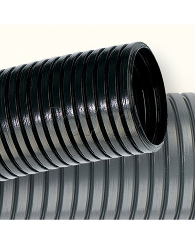 Труба гофрированная N48мм, ПВ-2, д. вн. 47,4 мм, д.нар. 54,5 мм, полиамид 6 с протяжкой DKC PA614855F2 в Калининграде Труба гофрированная Pintop.ru