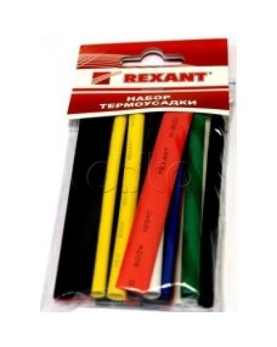 Набор термоусадочных трубок №2 (АВТО импорт) (10шт/уп) REXANT 29-0102 в Калининграде Аксессуары для кабель-канала Pintop.ru