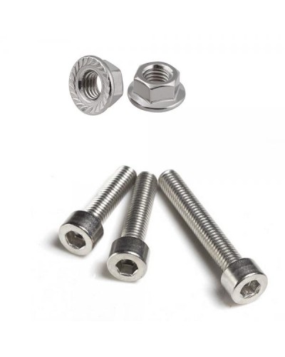 НАБОР ВИНТОВ С ГАЙКАМИ BOXFORCAM М4 DIN912 (8шт.) в Калининграде Монтажные материалы Pintop.ru