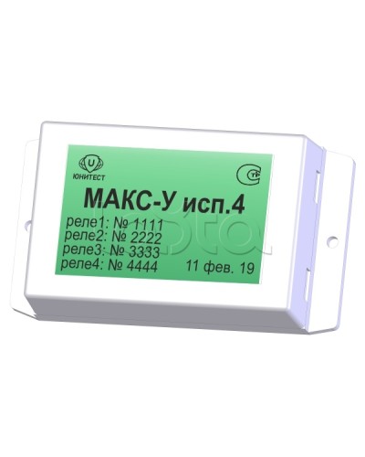 Модуль адресный управляющий Юнитест МАКС-У исп.4 в Калининграде Адресная система пожарной сигнализации Юнитест Pintop.ru