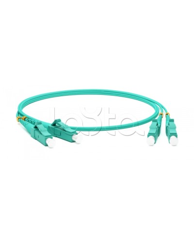 Патч-корд волоконно-оптический Hyperline FC-D2-503-FC/PR-LC/PR-H-3M-LSZH-AQ в Калининграде Патч-корды оптические Pintop.ru