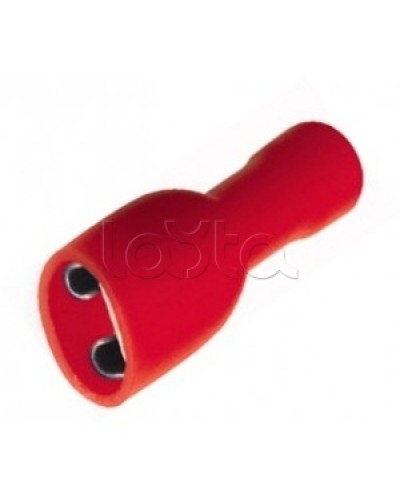 Клемма плоская полностью изолированная 0.5-1.5 мм² (КППИ гнездо - 5мм) (100шт/уп) REXANT 08-0611 в Калининграде Клеммные колодки Pintop.ru