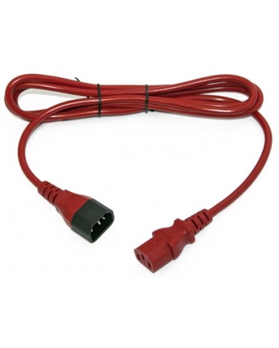 Кабель питания монитор-компьютер Hyperline PWC-IEC13-IEC14-0.5-RD в Калининграде Патч-корды и пигтейлы Pintop.ru
