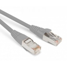 Патч-корд SF/UTP Hyperline (PC-LPM-SFTP-RJ45-RJ45-C6a-1M-LSZH-GY)