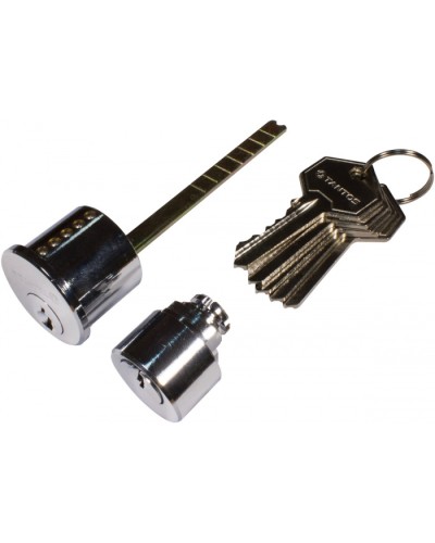 Цилиндр в комплекте с 5 ключами Tantos Цилиндр для TS-EL2369SS в Калининграде Электромеханические замки Pintop.ru