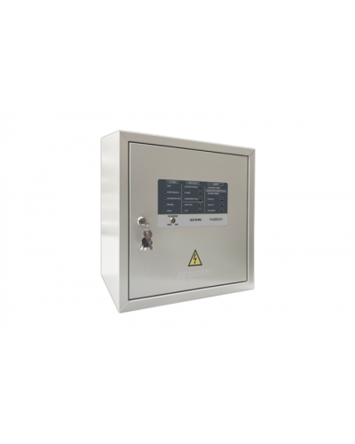 Шкаф управления адресный Рубеж ШУН/В-5,5-00-УПП-R3 IP54 в Калининграде Адресная система пожарной сигнализации РУБЕЖ Pintop.ru